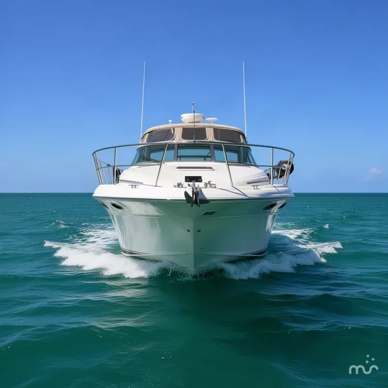 Slide: The Image of Sea Ray 410 Express Cruiser 2003 - 1