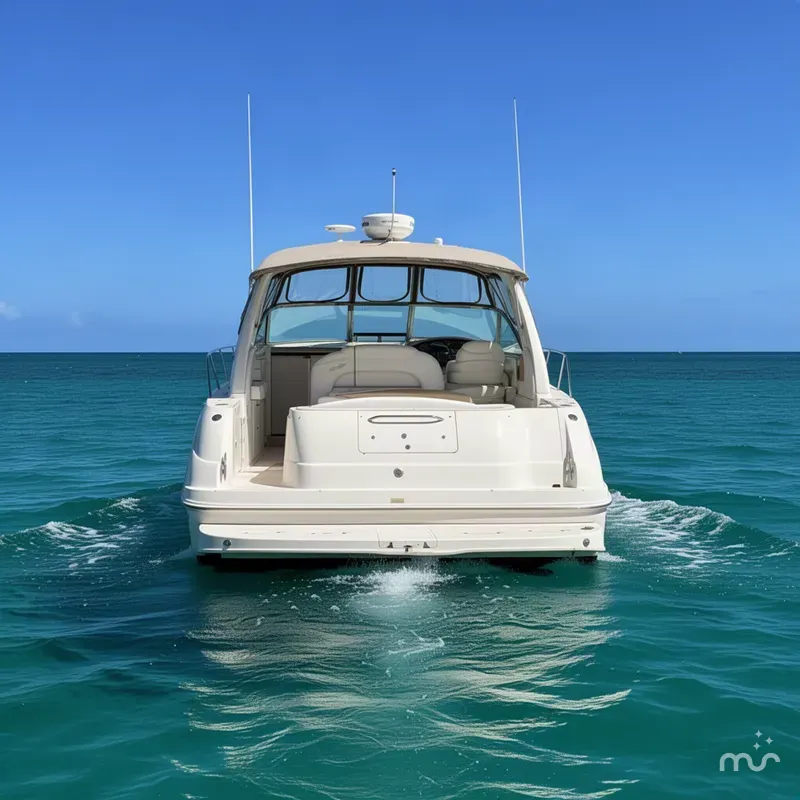 Slide: The Image of Sea Ray 410 Express Cruiser 2003 - 2