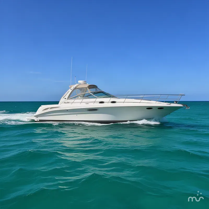 Slide: The Image of Sea Ray 410 Express Cruiser 2003 - 3