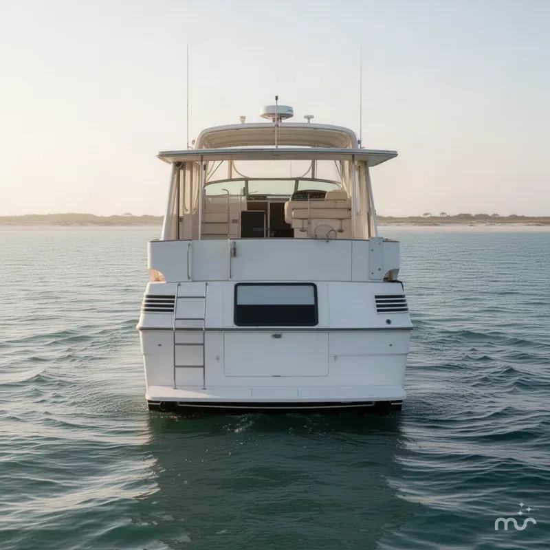 Slide: The Image of Sea Ray 440 Aft Cabin 1989 - 1