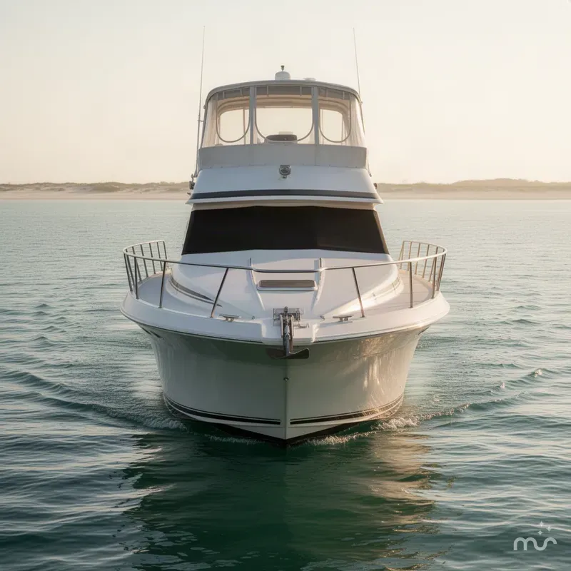 Slide: The Image of Sea Ray 440 Aft Cabin 1989 - 2