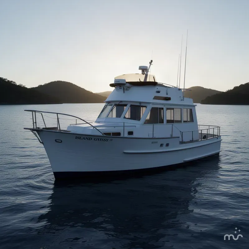 Slide: The Image of Island Gypsy 32 Sedan 1981 - 2