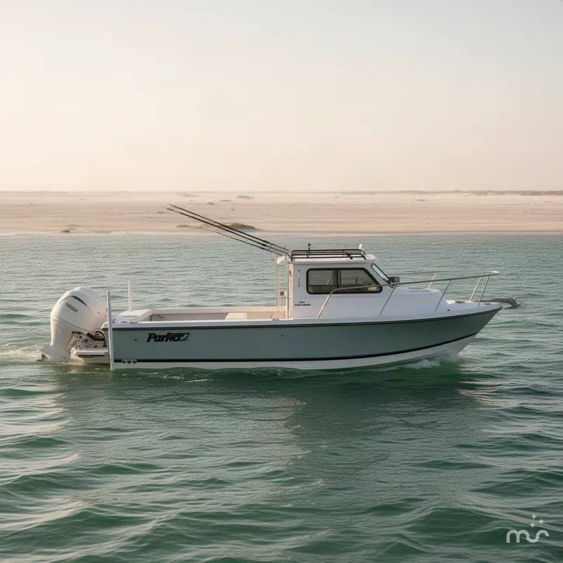 Slide: The Image of Parker Marine 247 Explorer TWIN 150S-AC IN CAB-OUTRIGGERS-ROOF RACK 2027 - 3