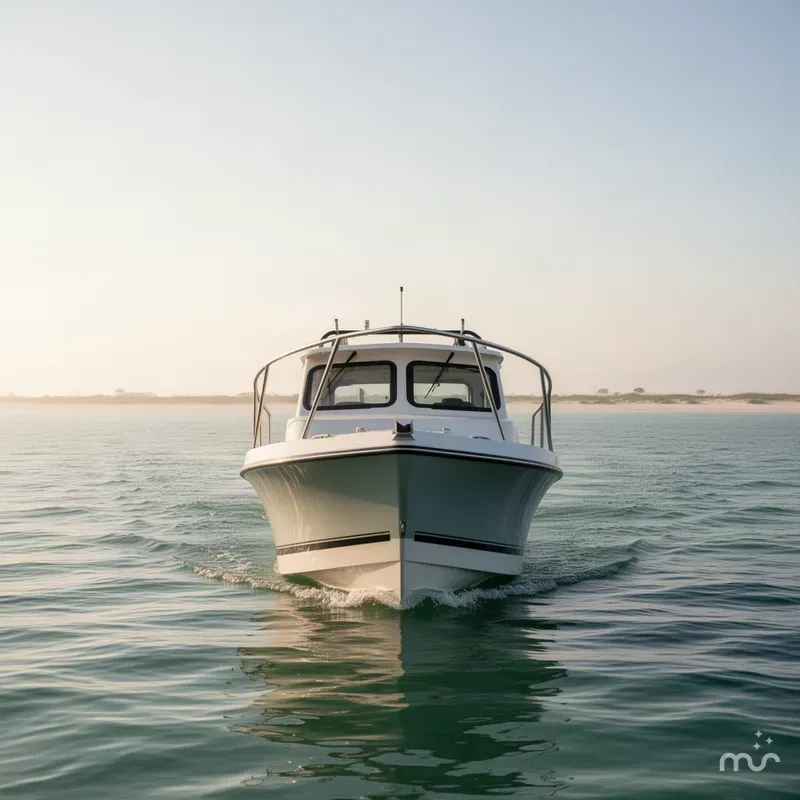 Slide: The Image of Parker Marine 247 Explorer TWIN 150S-AC IN CAB-OUTRIGGERS-ROOF RACK 2027 - 1