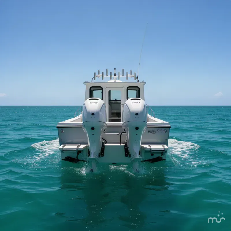 Slide: The Image of Parker Marine 247 Explorer TWIN 150S-AC IN CAB- 2027 - 2