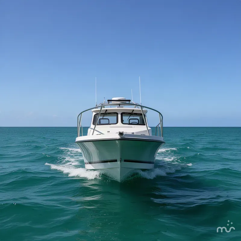 Slide: The Image of Parker Marine 247 Explorer TWIN 150S-AC IN CAB-OUTRIGGERS-ROOF RACK 2027 - 1
