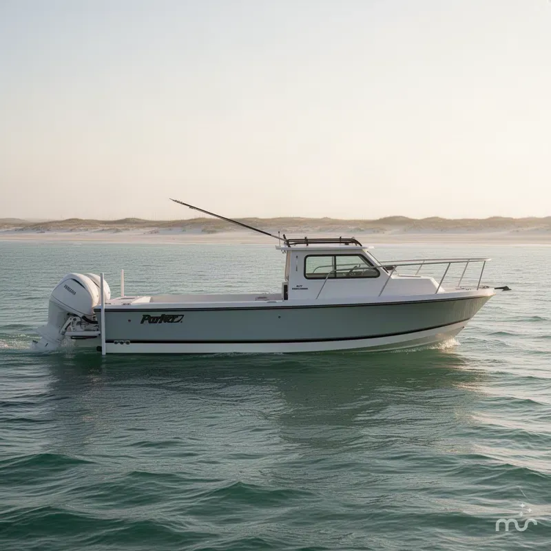 Slide: The Image of Parker Marine 247 Explorer TWIN 150S-AC IN CAB-OUTRIGGERS-ROOF RACK 2027 - 3