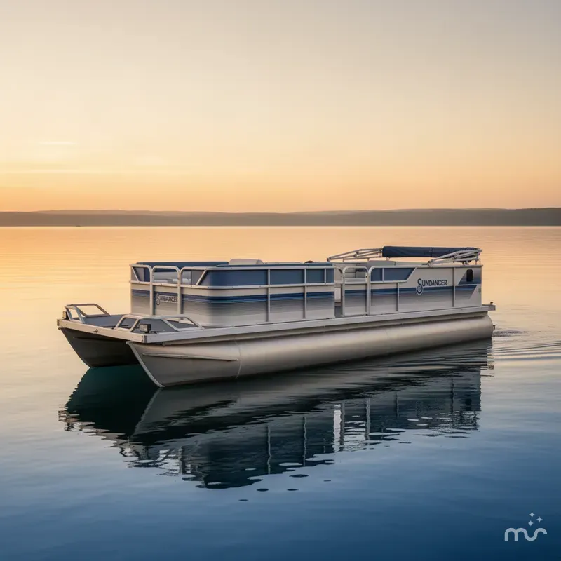 Slide: The Image of Sundancer Pontoons 240 1990 - 2