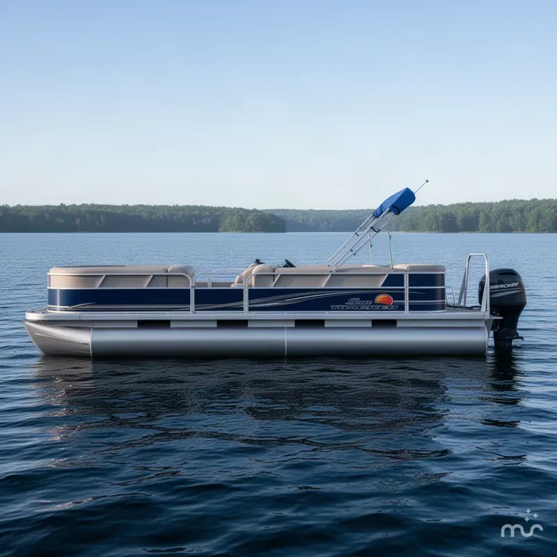 Slide: The Image of Sun Tracker Party Barge 24 DLX 2012 - 1