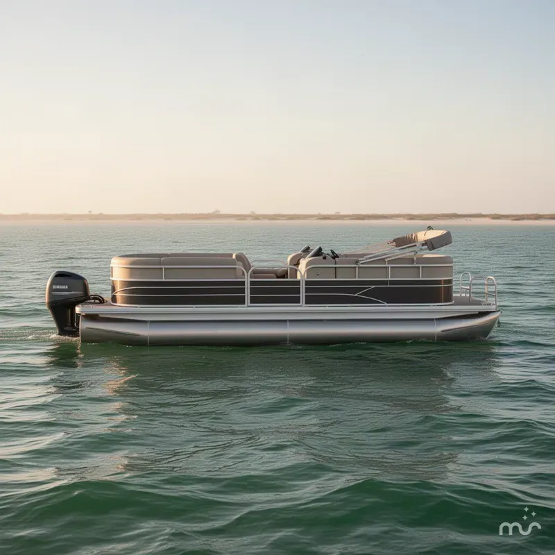 Slide: The Image of Sun Tracker Party Barge 22 DLX 2018 - 1