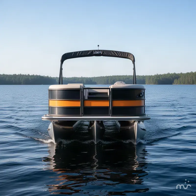 Slide: The Image of Bentley Pontoons Legacy 223 Swingback 2027 - 1