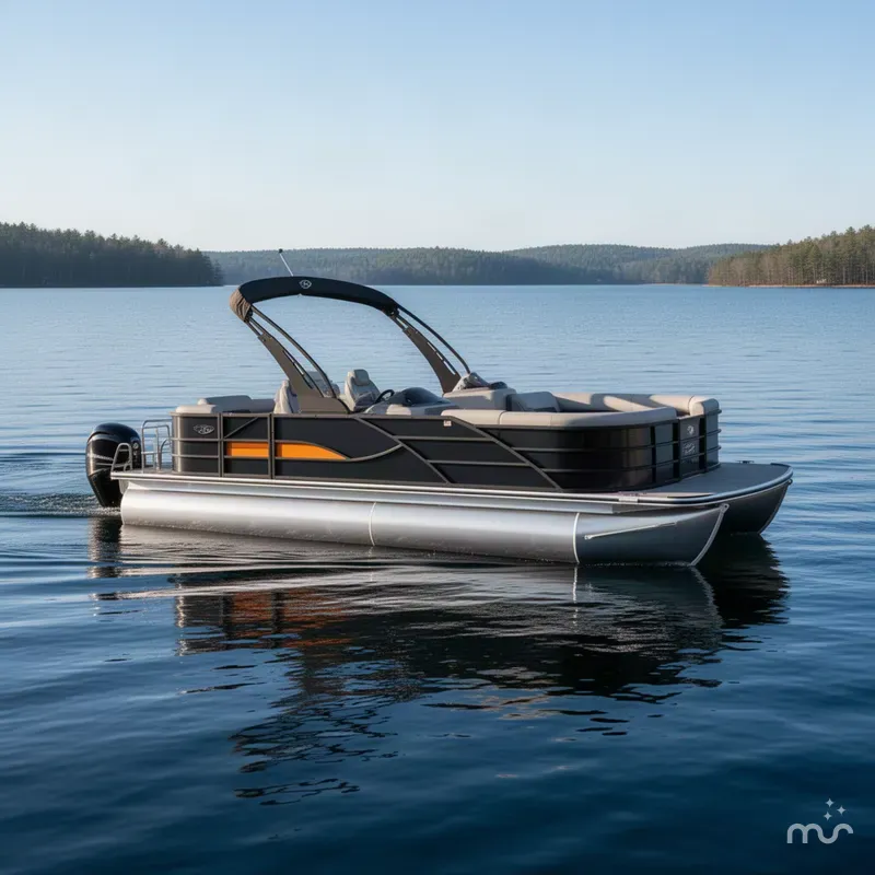 Slide: The Image of Bentley Pontoons Legacy 223 Swingback 2027 - 2