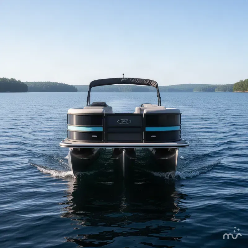 Slide: The Image of Bentley Pontoons Legacy 223 Swingback 2027 - 1