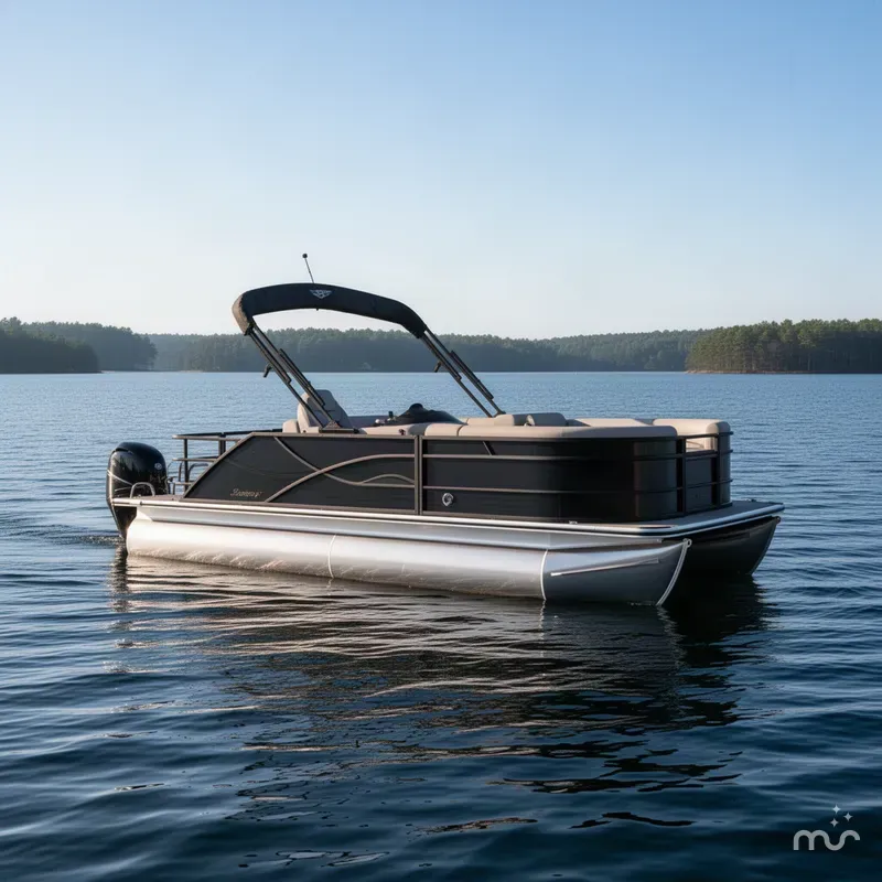Slide: The Image of Bentley Pontoons Legacy 223 Swingback 2027 - 2