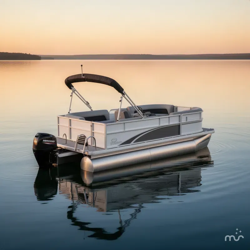 The Image of Sun Tracker Party Barge 16 DLX 2027 - 0