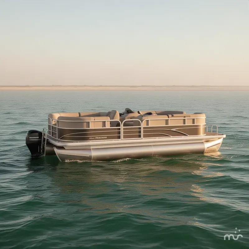 The Image of Sun Tracker Party Barge 22 DLX 2018 - 0