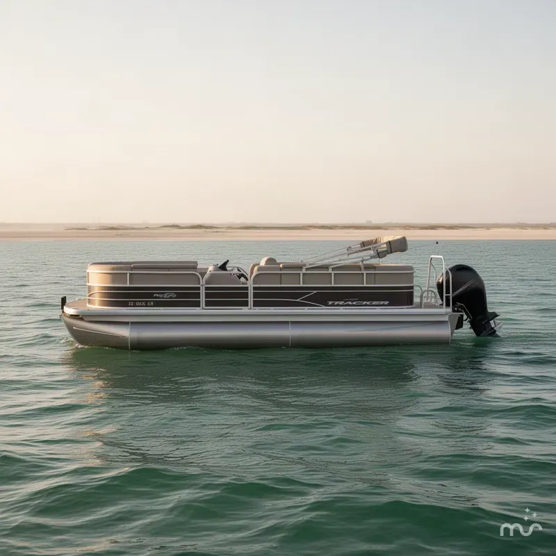 Slide: The Image of Sun Tracker Party Barge 22 DLX 2018 - 1