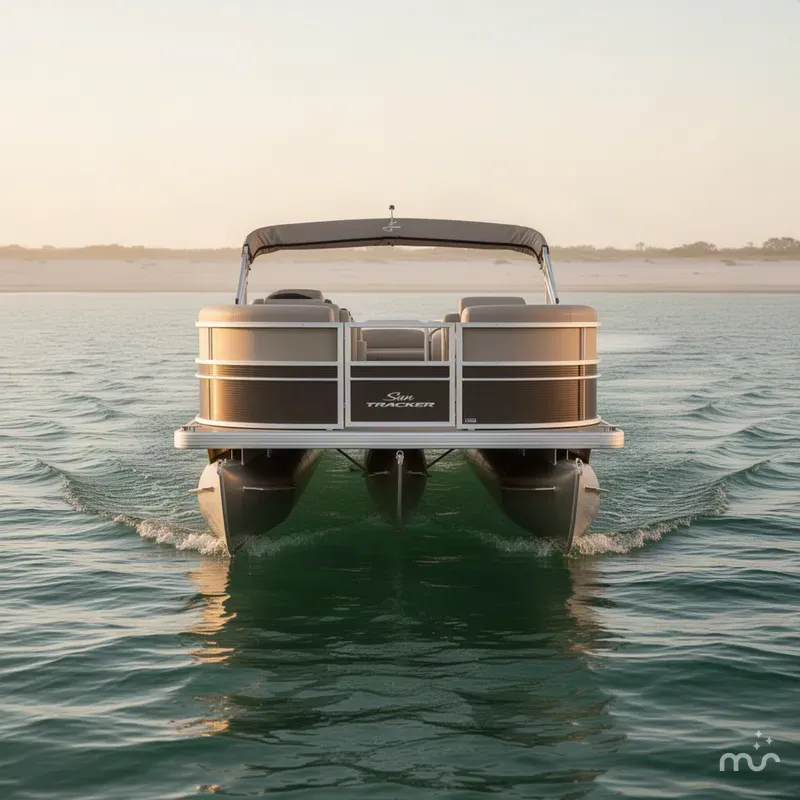 Slide: The Image of Sun Tracker Party Barge 22 DLX 2018 - 3