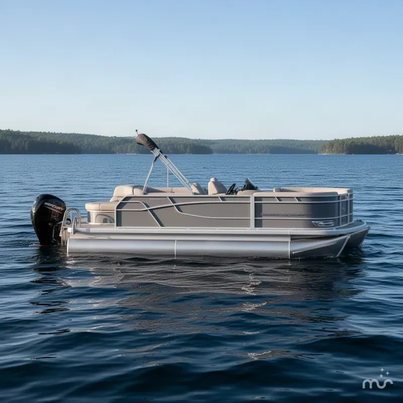 The Image of Princecraft Vectra 21 Rear Lounge Dinette Pontoon & 60HP Mercury 4Stroke 2020 - 0