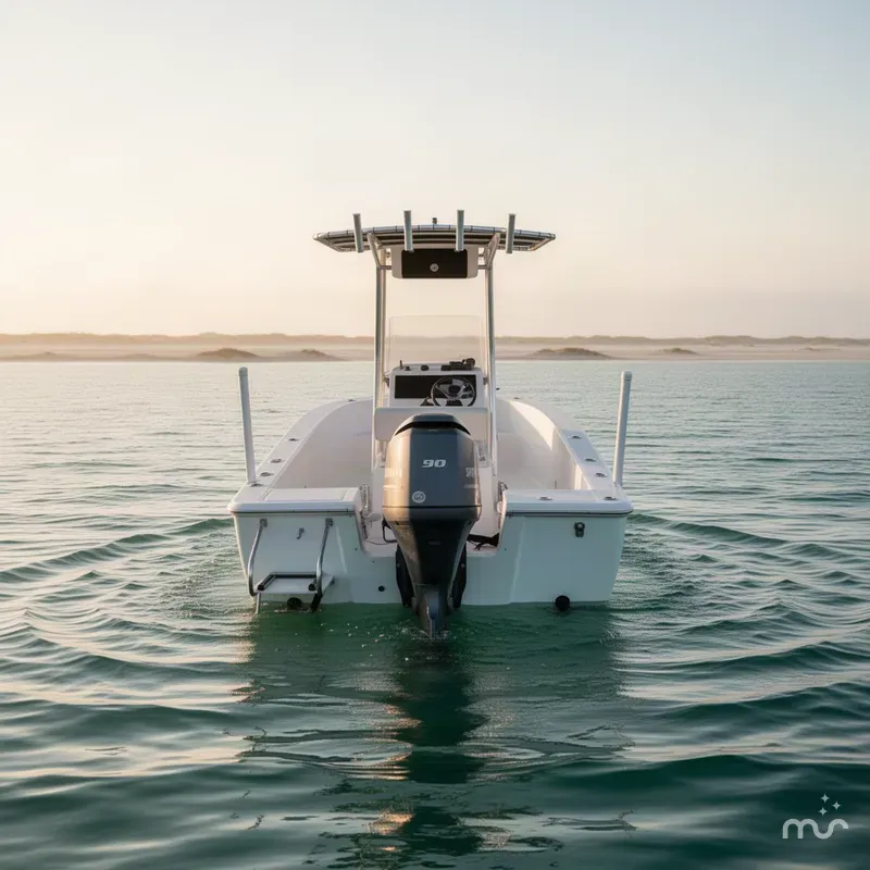 Slide: The Image of Sportsman Island Reef 19 Center Console 2016 - 1