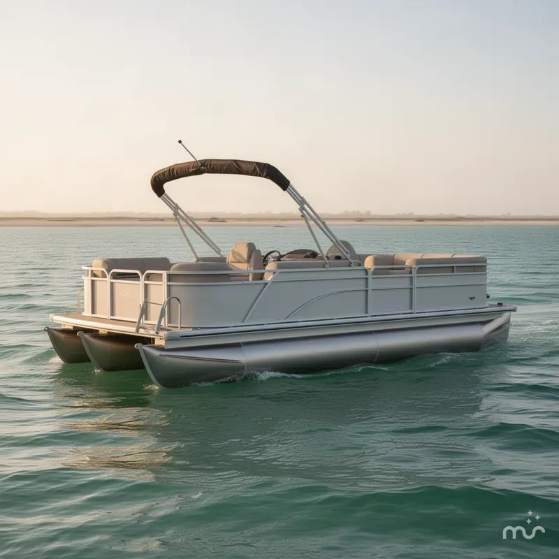 The Image of Sun Tracker Party Barge 22 RF DLX 2026 - 0