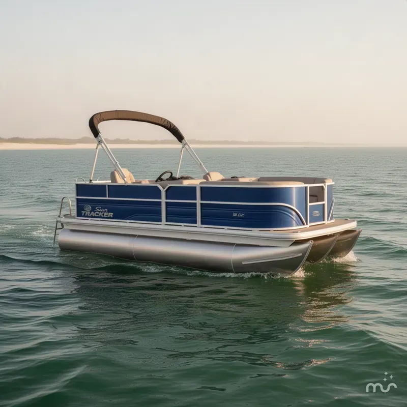 The Image of Sun Tracker Party Barge 16 DLX 2026 - 0