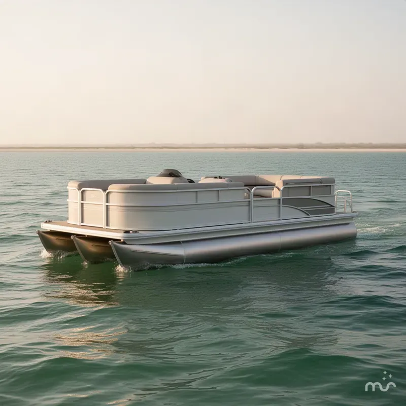 The Image of Sun Tracker Party Barge 18 DLX 2027 - 0