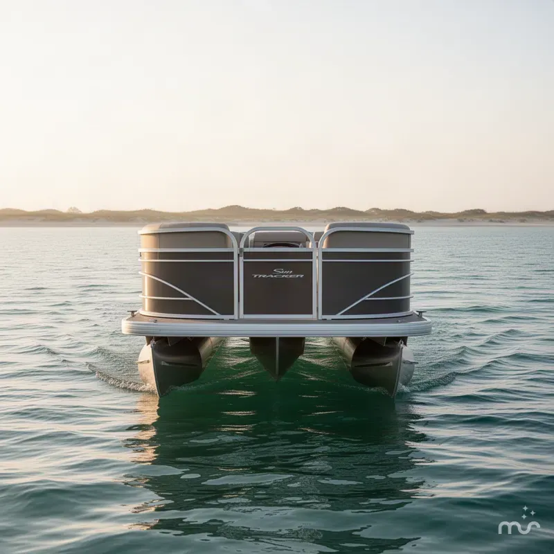 Slide: The Image of Sun Tracker Party Barge 22 DLX 2021 - 1