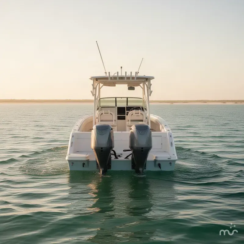 Slide: The Image of Robalo R317 Dual Console 2025 - 3