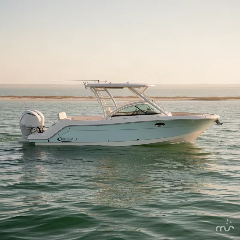 Slide: The Image of Robalo R317 Dual Console 2025 - 4