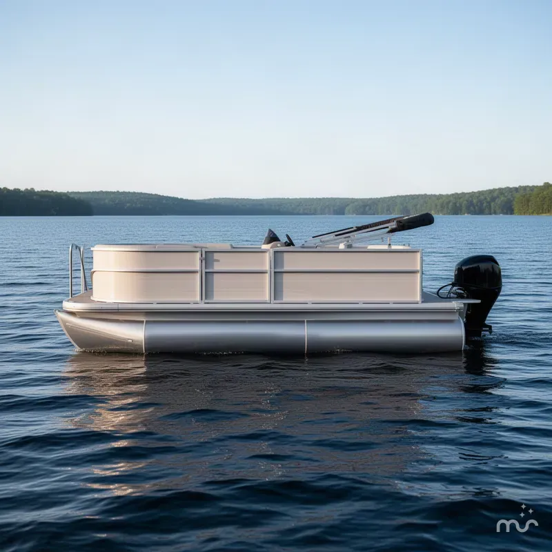 Slide: The Image of Sun Tracker Party Barge 16 DLX 2026 - 1