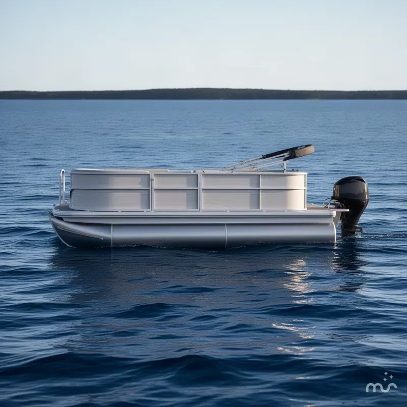 Slide: The Image of Sun Tracker Party Barge 16 DLX 2027 - 1