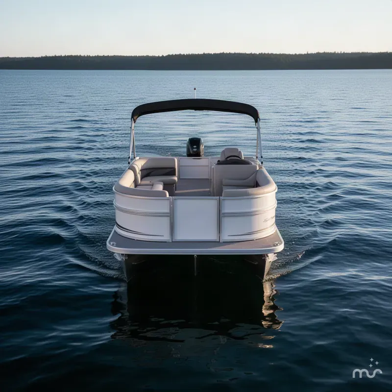 Slide: The Image of Sun Tracker Party Barge 16 DLX 2027 - 3