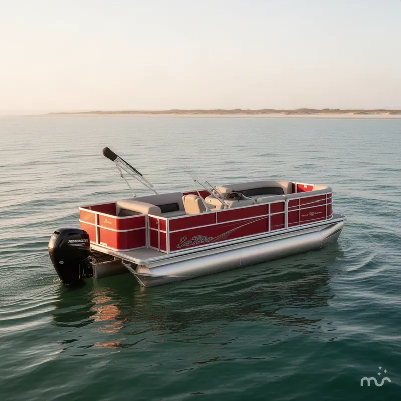 The Image of Sun Tracker Party Barge 18 DLX 2027 - 0