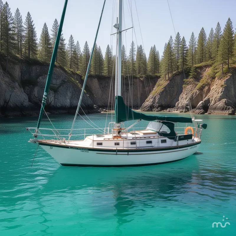 Slide: The Image of Pacific Seacraft 34 1992 - 2