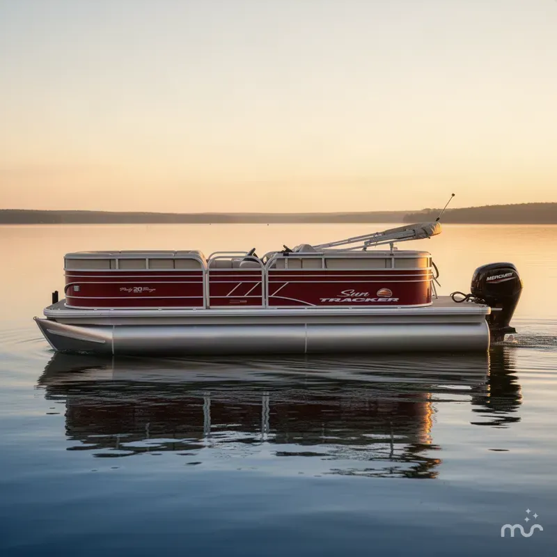 Slide: The Image of Sun Tracker Party Barge 20 DLX 2023 - 1