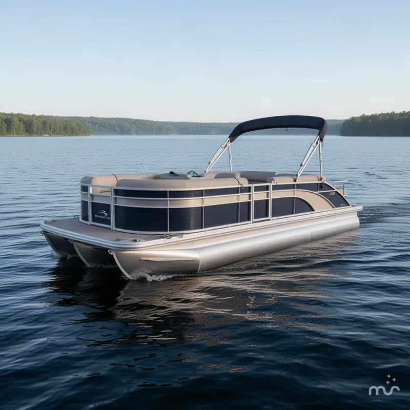 Slide: The Image of Bennington 23 S Series Swing Back Premium Pontoon 2018 - 1