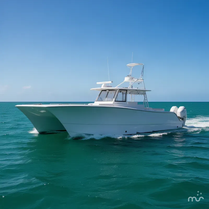 Slide: The Image of Front Runner 43 Catamaran 2026 - 2