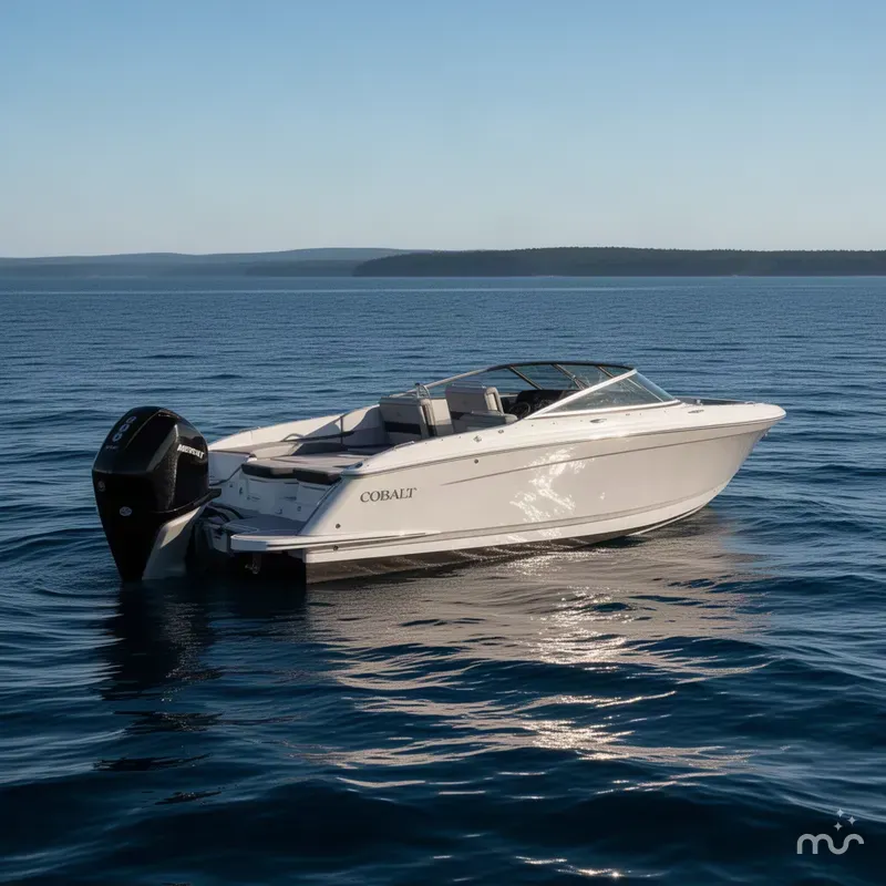 Slide: The Image of Cobalt R6 Outboard 2024 - 2