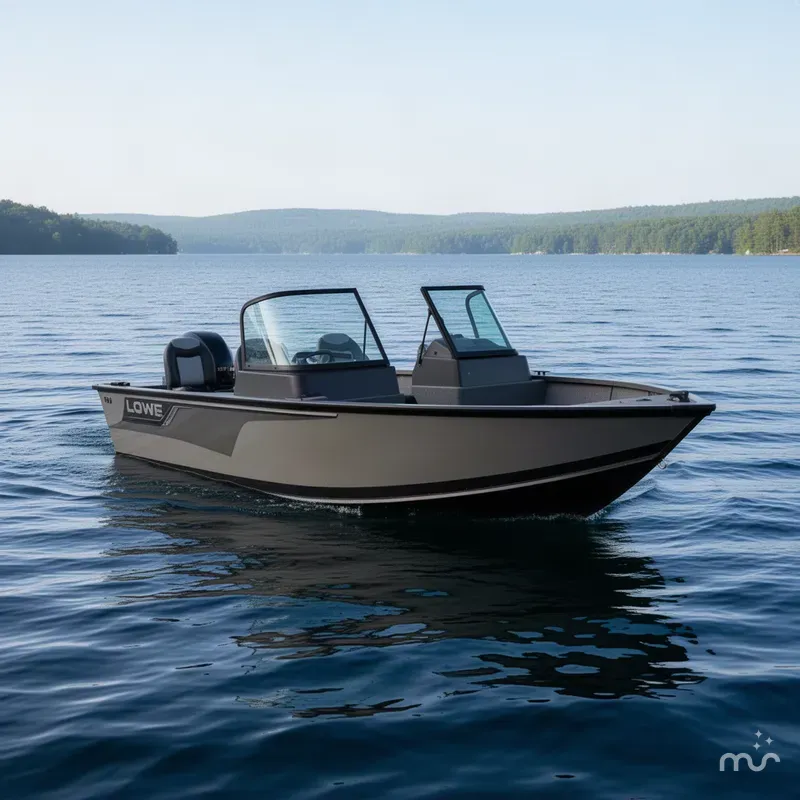 Slide: The Image of Lowe FM 1675 WT Photo Boat 2027 - 2