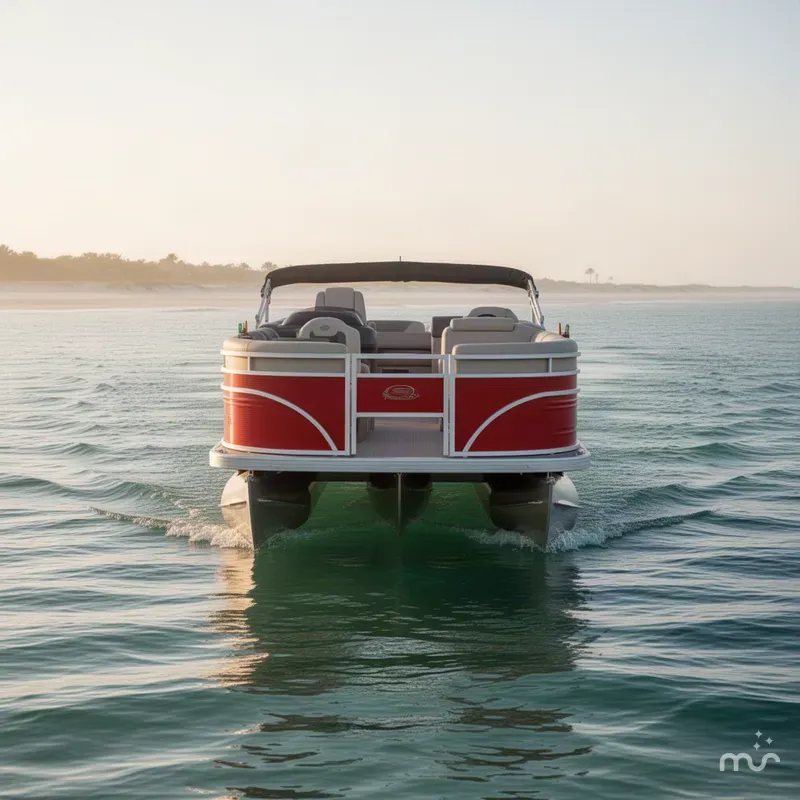 Slide: The Image of Sun Tracker Fishin' Barge 22 DLX 2027 - 2