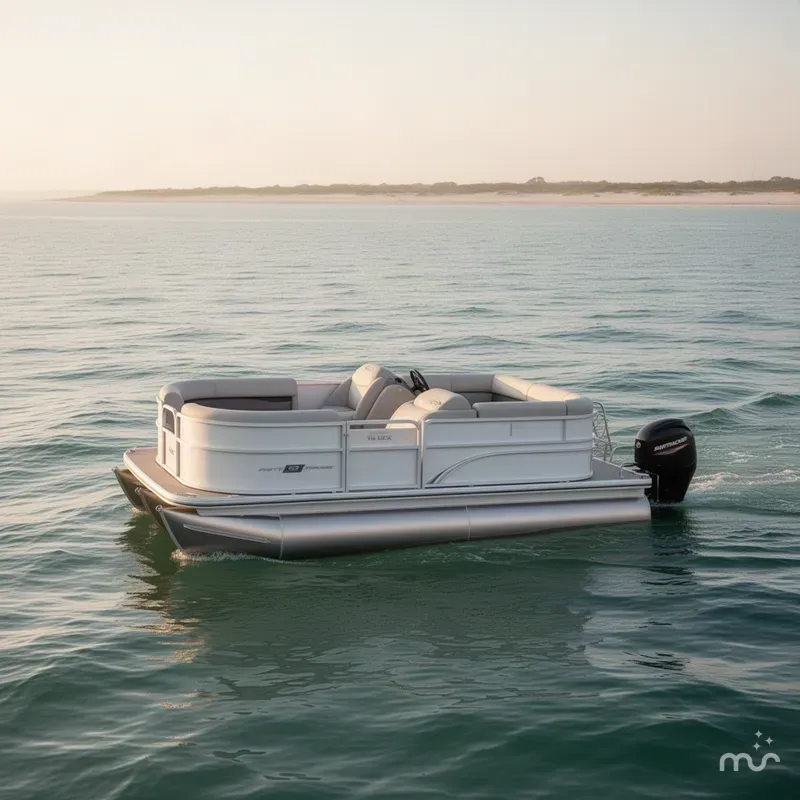 The Image of Sun Tracker Party Barge 16 DLX 2027 - 0