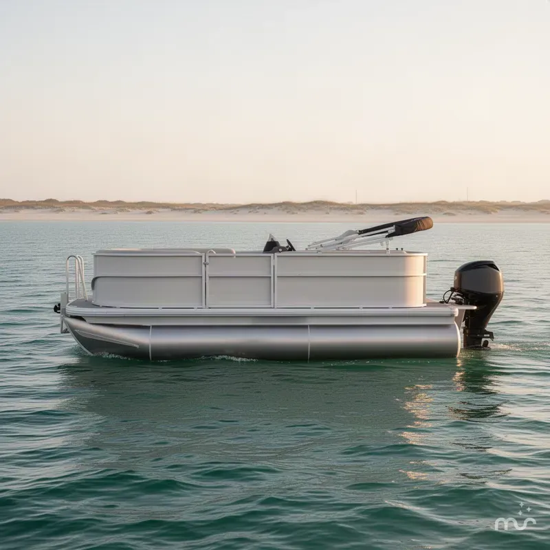 Slide: The Image of Sun Tracker Party Barge 16 DLX 2027 - 2