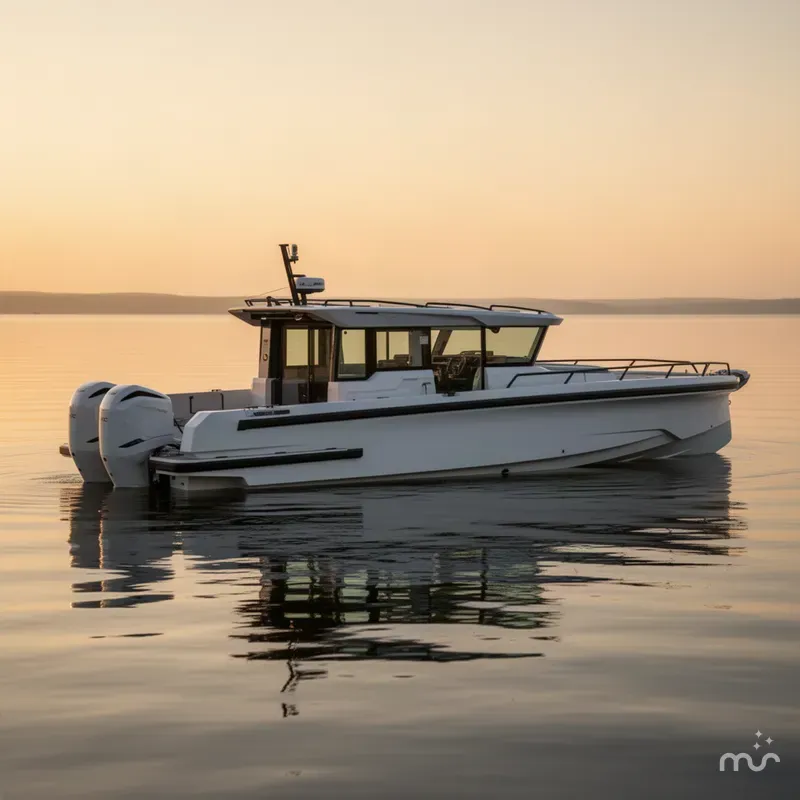 Slide: The Image of Axopar 38 XC Cross Cabin 2027 - 2