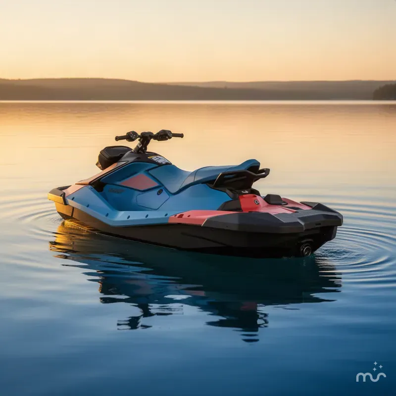 Slide: The Image of Sea-Doo Spark X Trixx for 3 110 hp iBR, iDF and Audio in option 2027 - 2