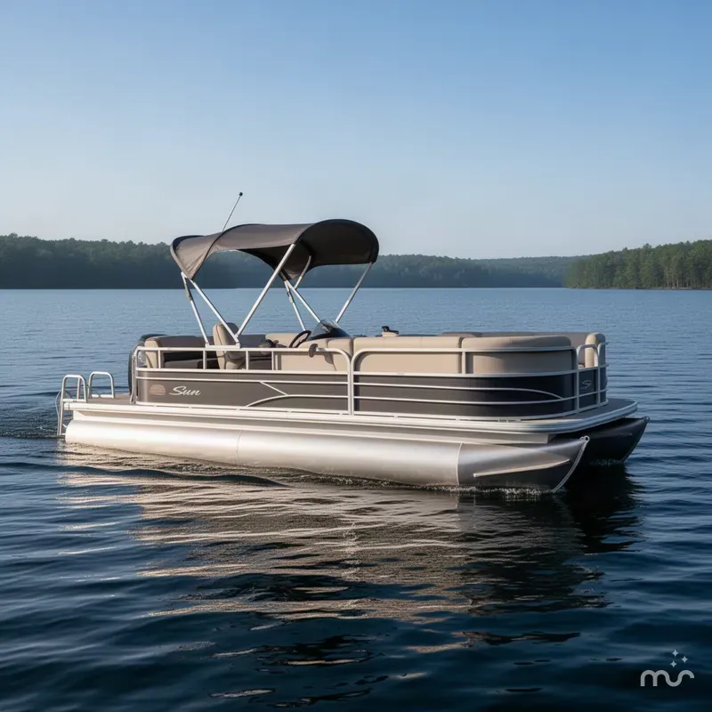The Image of Sun Tracker Party Barge 20 DLX 2018 - 0