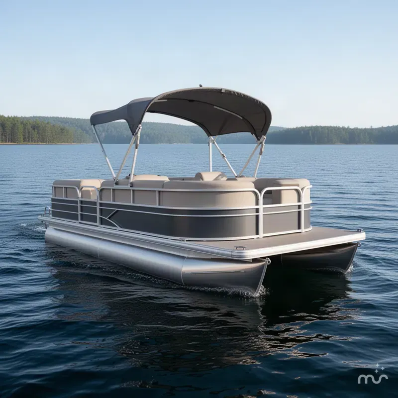 Slide: The Image of Sun Tracker Party Barge 20 DLX 2018 - 1