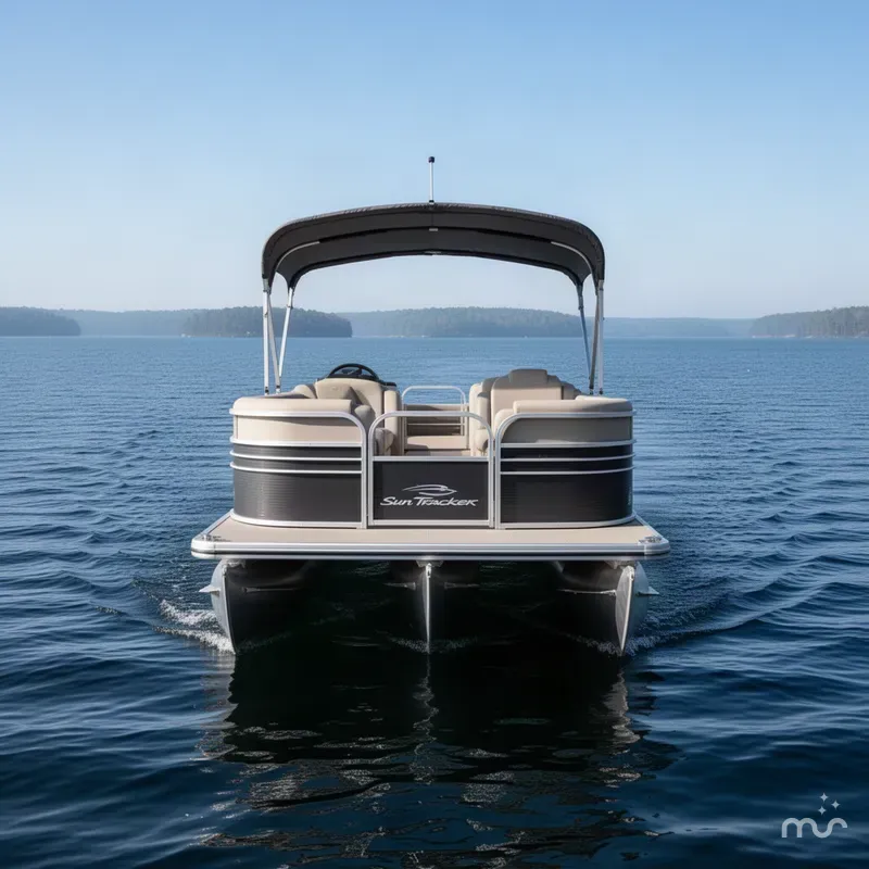 Slide: The Image of Sun Tracker Party Barge 20 DLX 2018 - 3