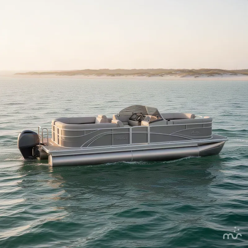 The Image of Avalon Catalina Quad Lounge Windshield 2027 - 0