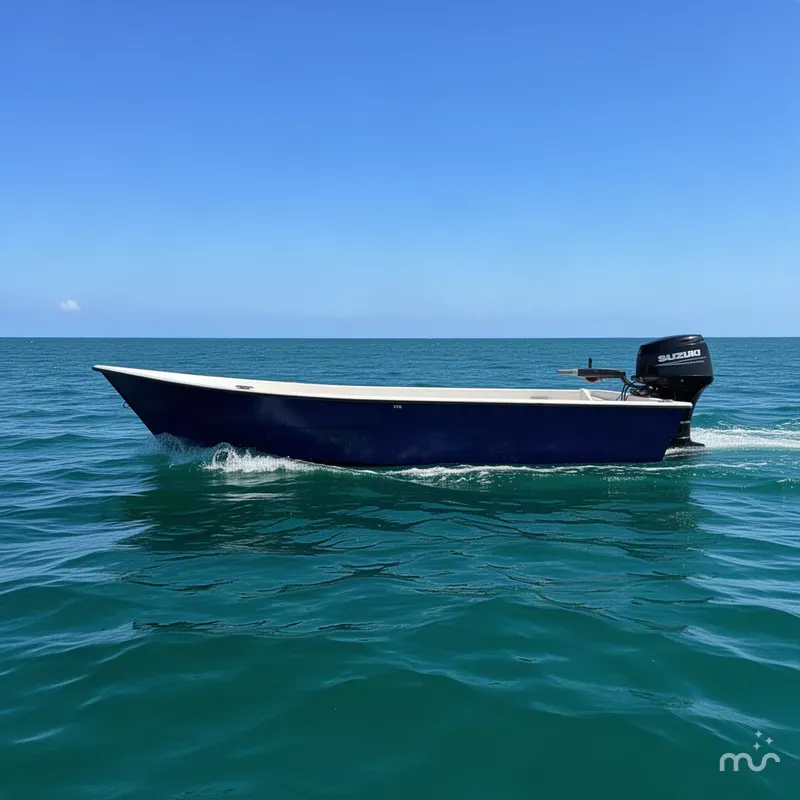 Slide: The Image of Salty Boats Stumpnocker 175 Skiff Tiller 2023 - 1